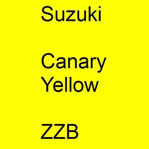 Suzuki, Canary Yellow, ZZB.